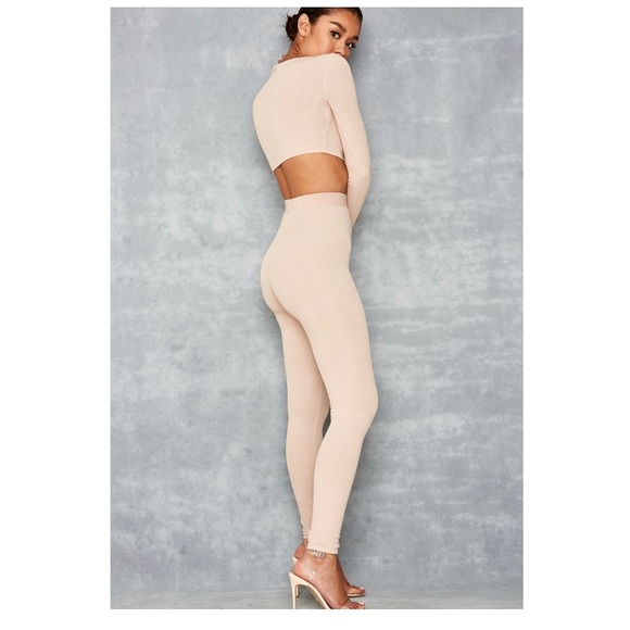 Mistress Rocks Two Piece Rib Knit Leggings Set - Picture 2 of 4